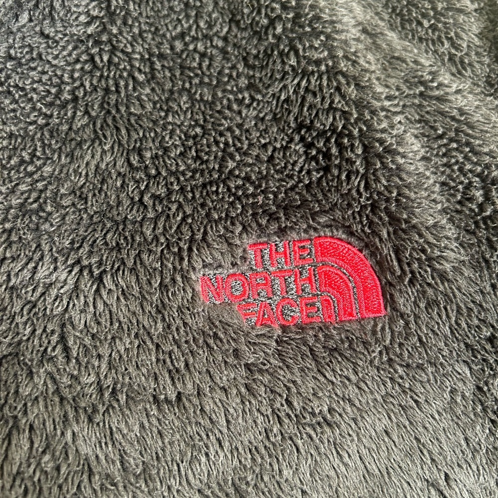 THE NORTH FACE Osolita Jacket Black Pink Fleece Women Large Plush - Picture 3 of 9